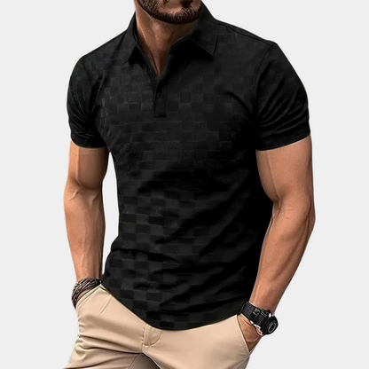 Men's Short Sleeve Polo Shirt Classic Collar