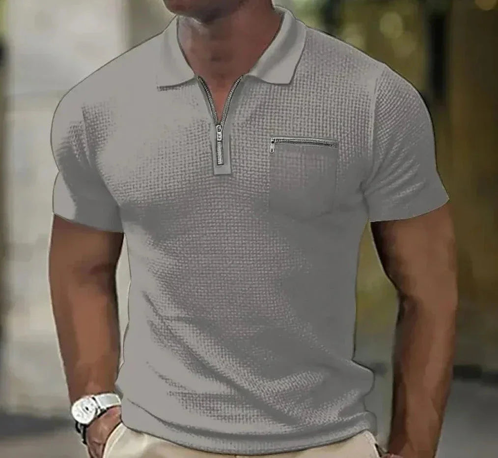 Men's Short Sleeve Polo Shirt Elegance