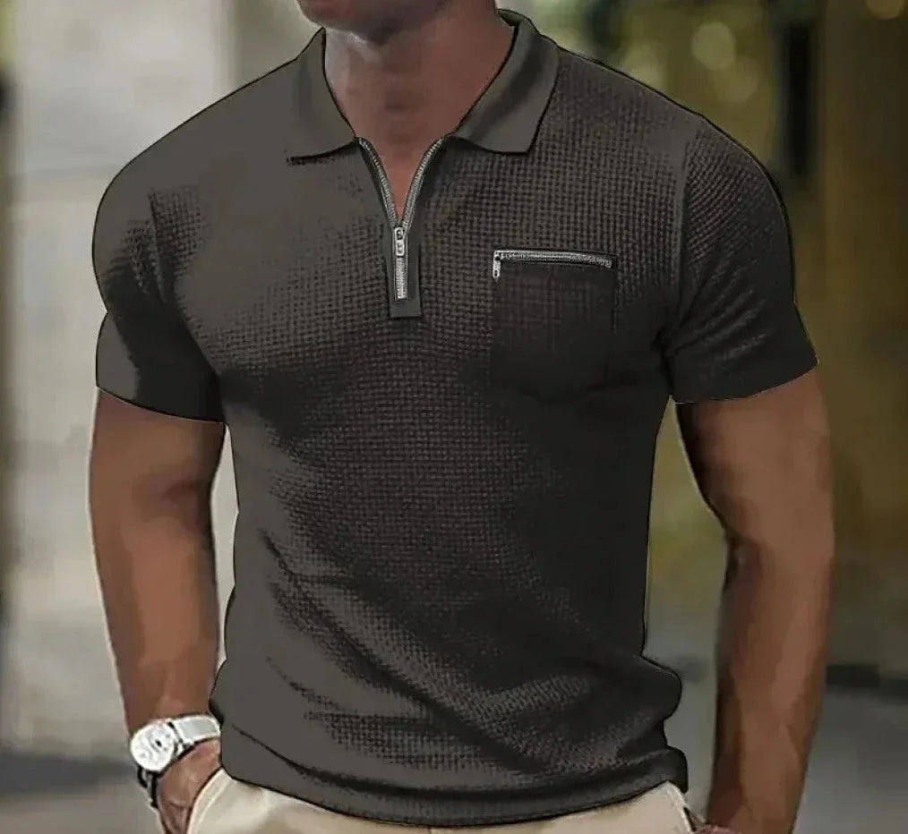 Men's Short Sleeve Polo Shirt Elegance