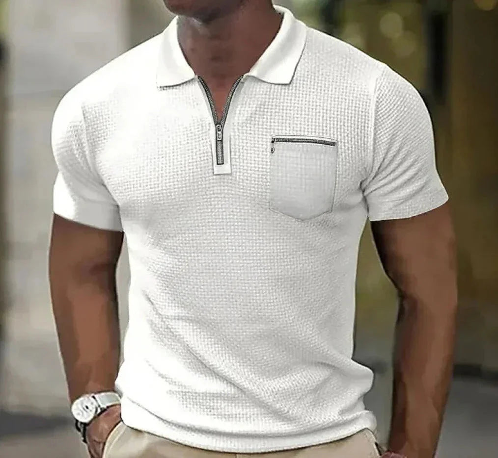 Men's Short Sleeve Polo Shirt Elegance