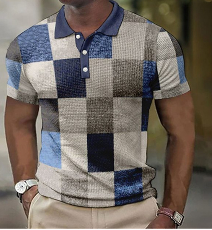 Men's Modern Style Short Sleeve Polo Shirt