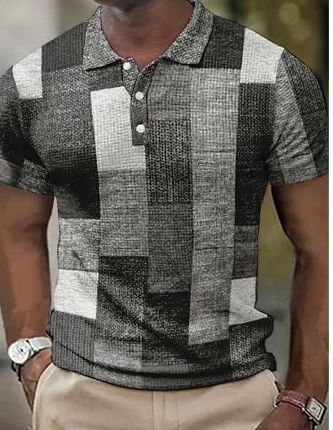 Polohemd Kurzarm Herren Modern Style - IdealeKleiden