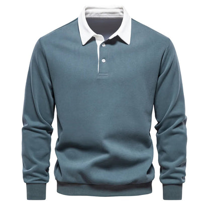 Men's Long-Sleeved Polo Shirt