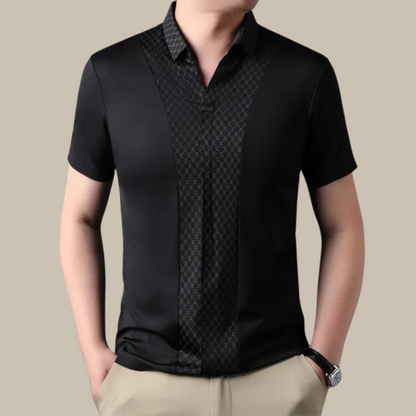Classic Polo Shirt Short Sleeve V-Neck