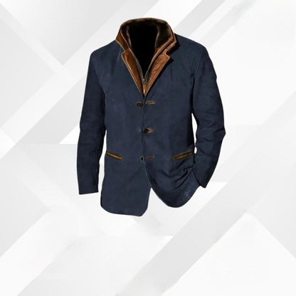 Herren Jacke Klassisch Elegant mit Knöpfen
