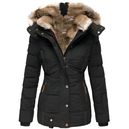 Women's Puffer Jacket Warm Elegant Winter