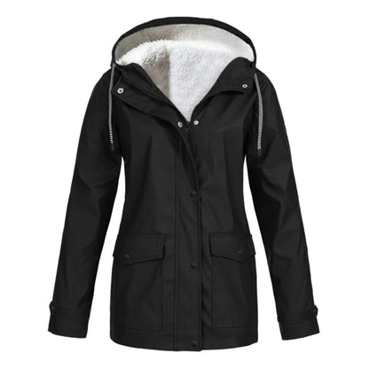 Women's Warm Elegant Black Winter Jacket