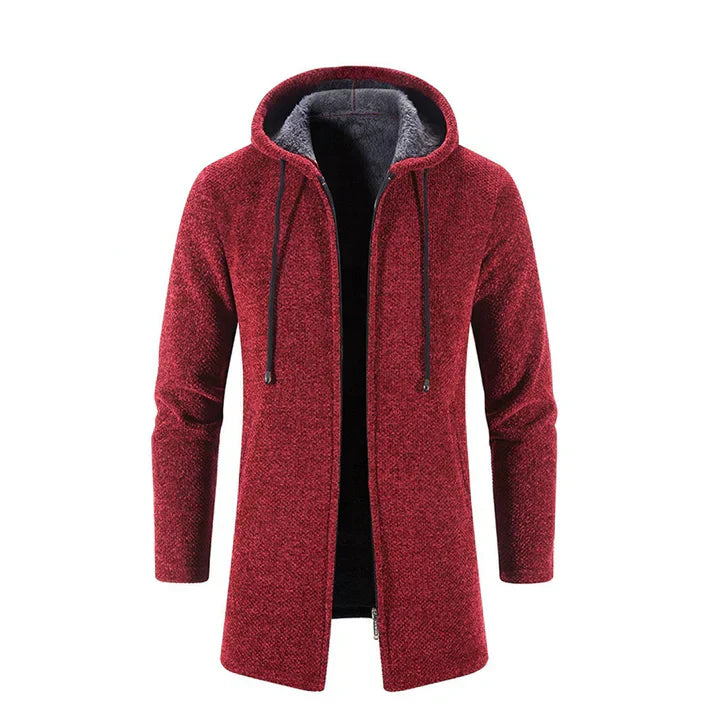 Men's Winter Jacket With Hood Warm Insulated