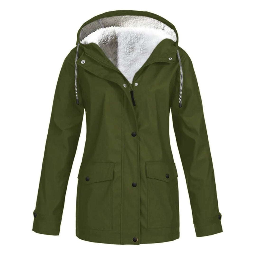Women's Warm Elegant Black Winter Jacket