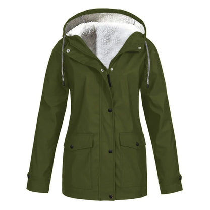 Women's Warm Elegant Black Winter Jacket
