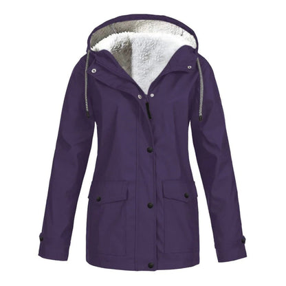 Women's Warm Elegant Black Winter Jacket