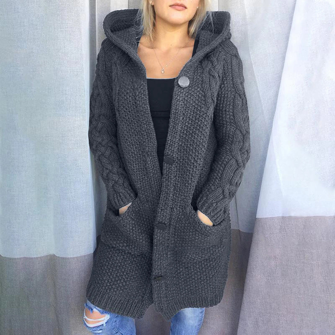 Hooded Coat Casual Winter Trend