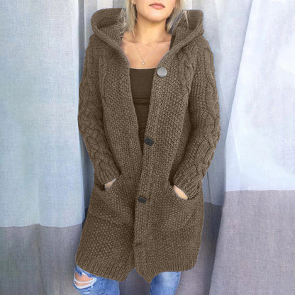 Hooded Coat Winter Warm Modern Style
