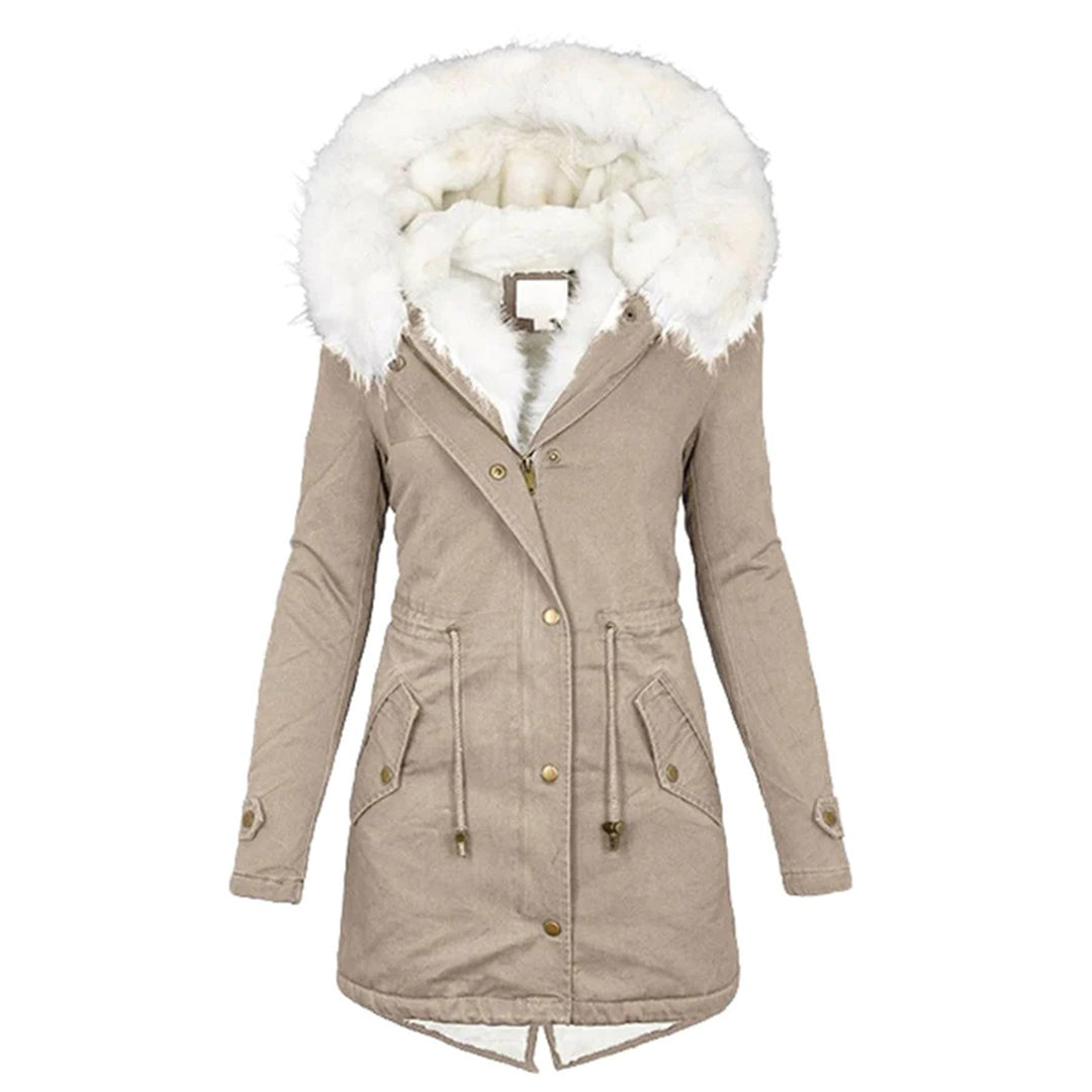 Elegant Women's Winter Coat Luxury Lining
