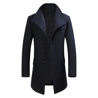 Women's Scarf Coat Wool Blend Elegant Tailored Fit