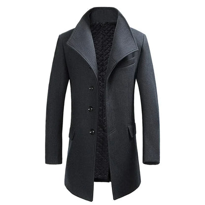 Women's Scarf Coat Wool Blend Elegant Tailored Fit