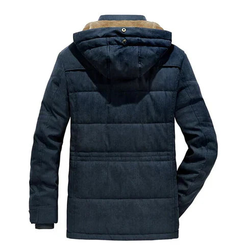 Herren Winterparka Kapuze Warm Isoliert - IdealeKleiden