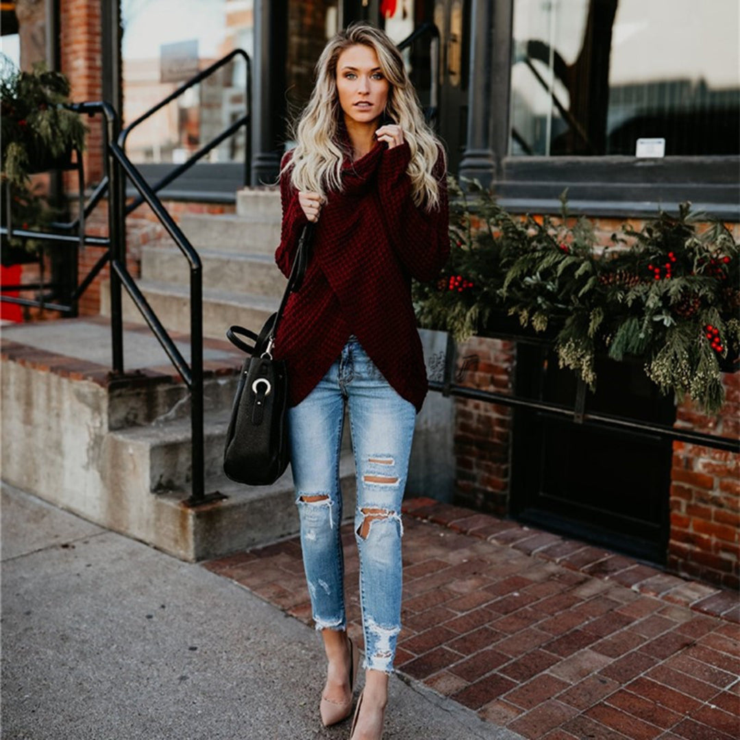 Stylish Striped Sweater Elegant Design