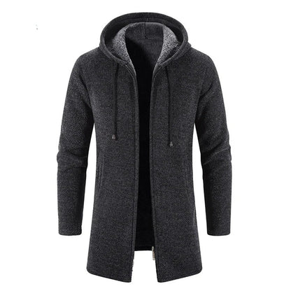 Men's Winter Jacket With Hood Warm Insulated