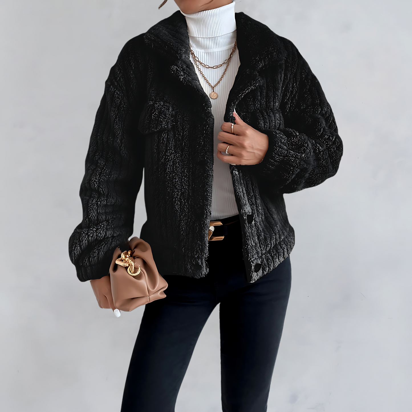 Soft Teddy Jacket Winter Warm and Cozy