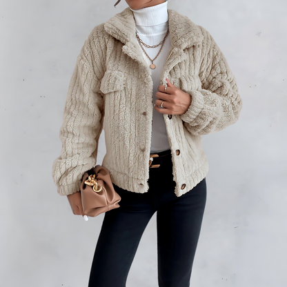Weiche Teddyjacke Winterwarm und Gemütlich - IdealeKleiden