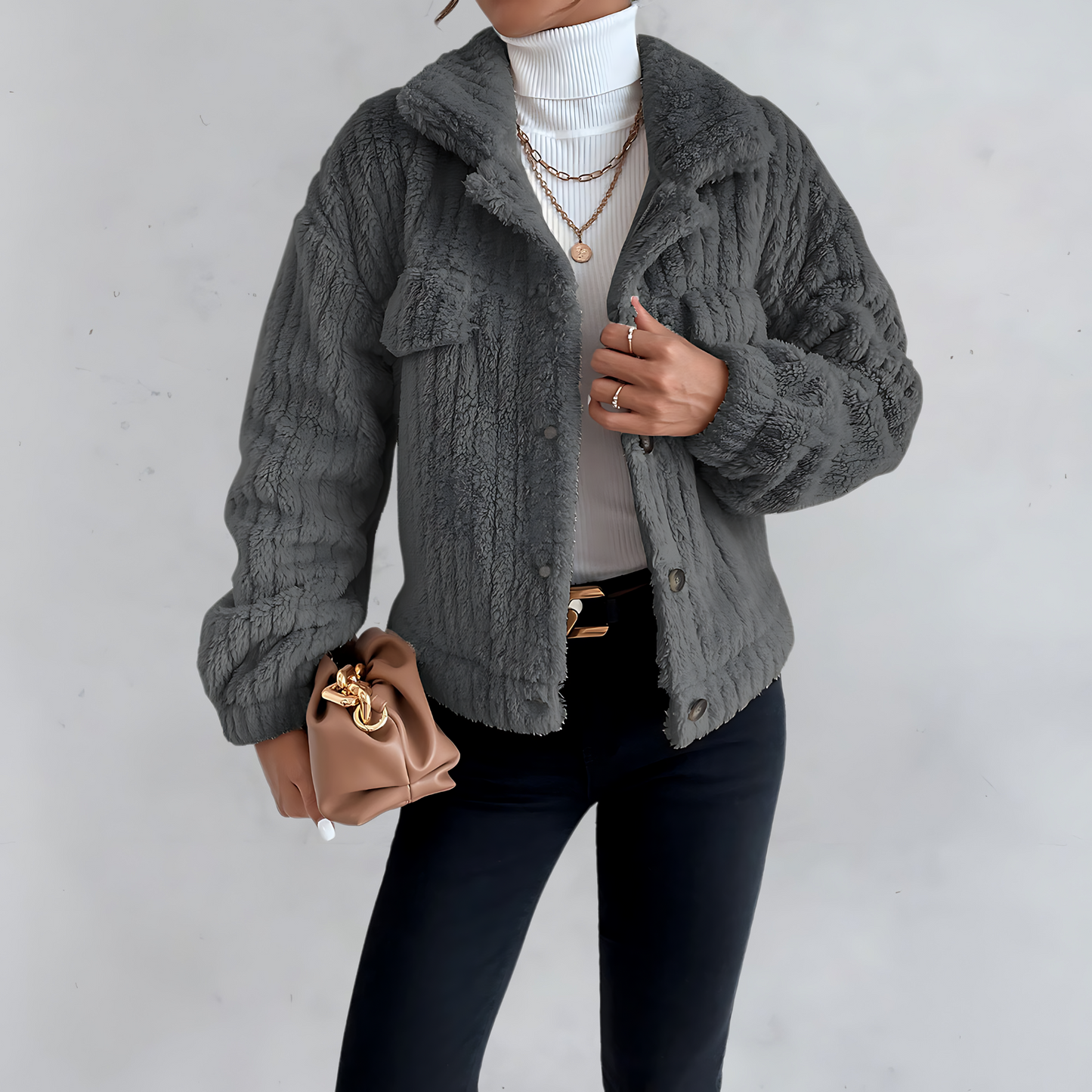 Soft Teddy Jacket Winter Warm and Cozy
