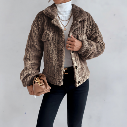 Soft Teddy Jacket Winter Warm and Cozy