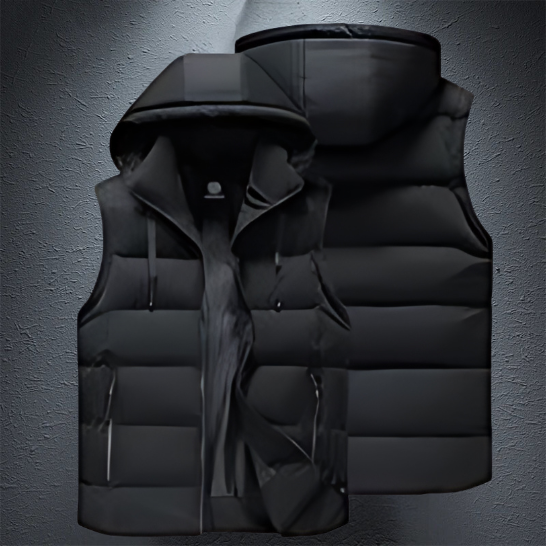 Men's Winter Vest Warm Hooded