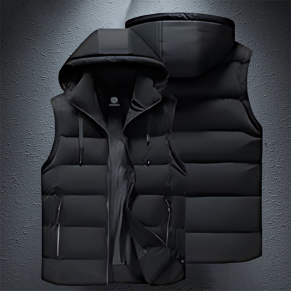 Men's Winter Vest Warm Hooded