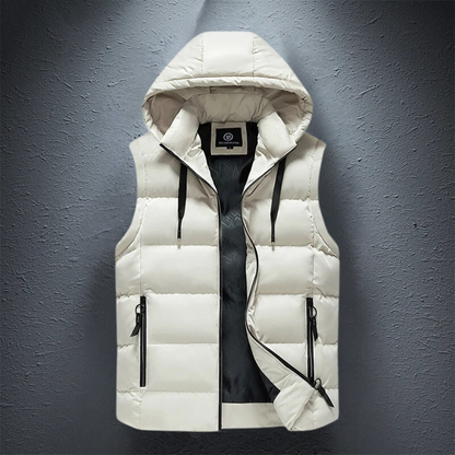 Men's Winter Vest Warm Hooded