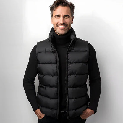 Herren Pufferweste Ärmellos Warm - IdealeKleiden
