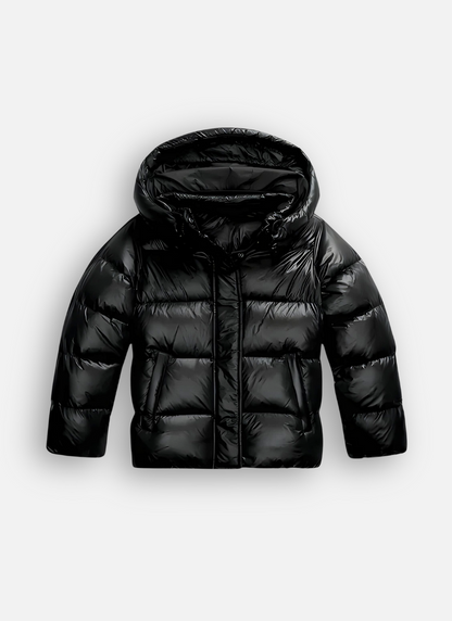 Women's Winter Jacket Shiny Insulated