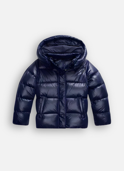 Women's Winter Jacket Shiny Insulated