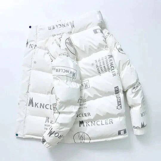 Men's Down Jacket Warm Hooded Winter Jacket