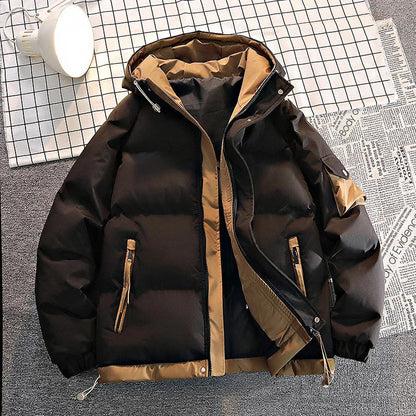 Men's Winter Jacket Warm Down Hooded