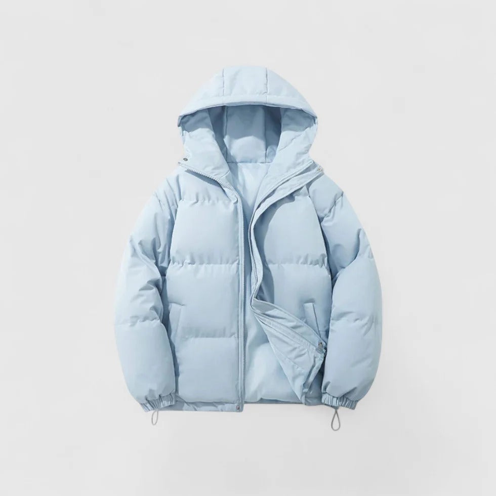 Men's Down Parka Warm Winter Jacket Hooded