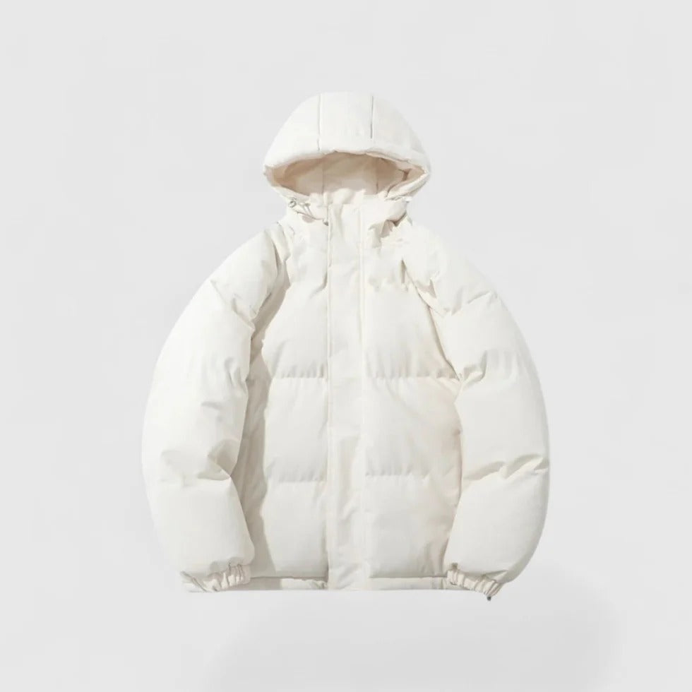 Men's Down Parka Warm Winter Jacket Hooded
