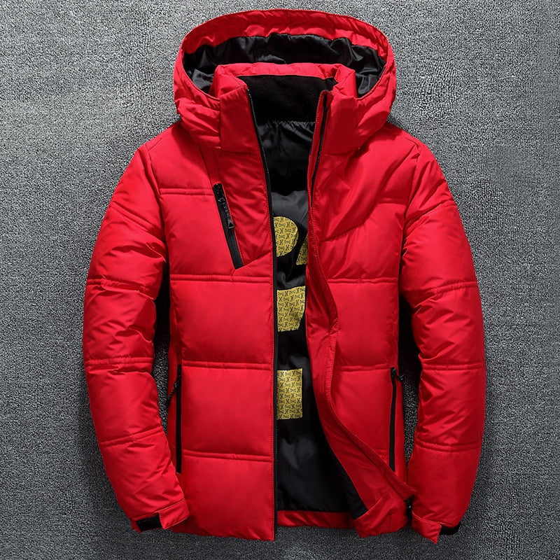 Isolierjacke Warm Kapuzenjacke Herren Winter - IdealeKleiden