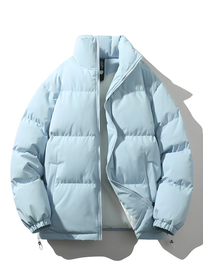Warm Lined Men's Plus Size Winter Jacket