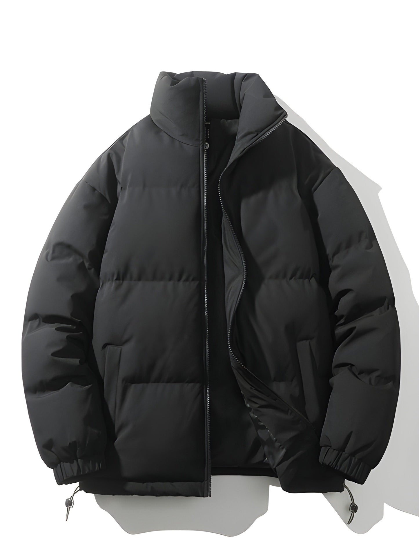 Warm Lined Men's Plus Size Winter Jacket