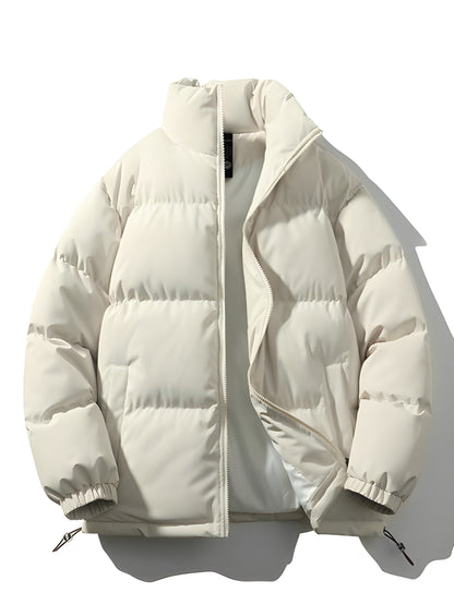 Warm Lined Men's Plus Size Winter Jacket