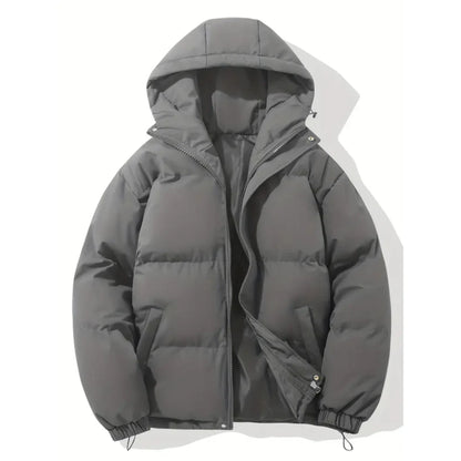 Men's Down Jacket Warm Insulated with Hood