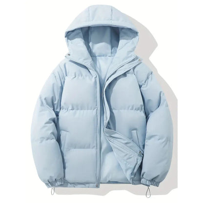 Men's Down Jacket Warm Insulated with Hood