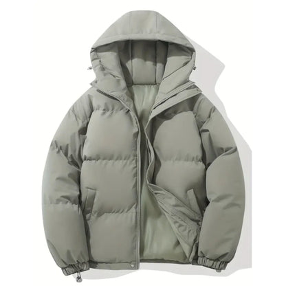 Men's Down Jacket Warm Insulated with Hood