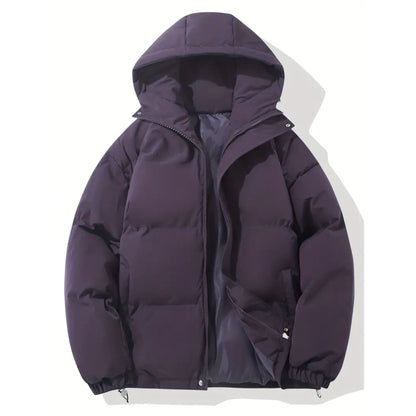 Men's Down Jacket Warm Insulated with Hood
