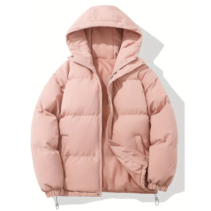 Men's Down Jacket Warm Insulated with Hood