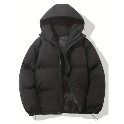 Herren Daunenjacke Warm Isoliert mit Kapuze - IdealeKleiden