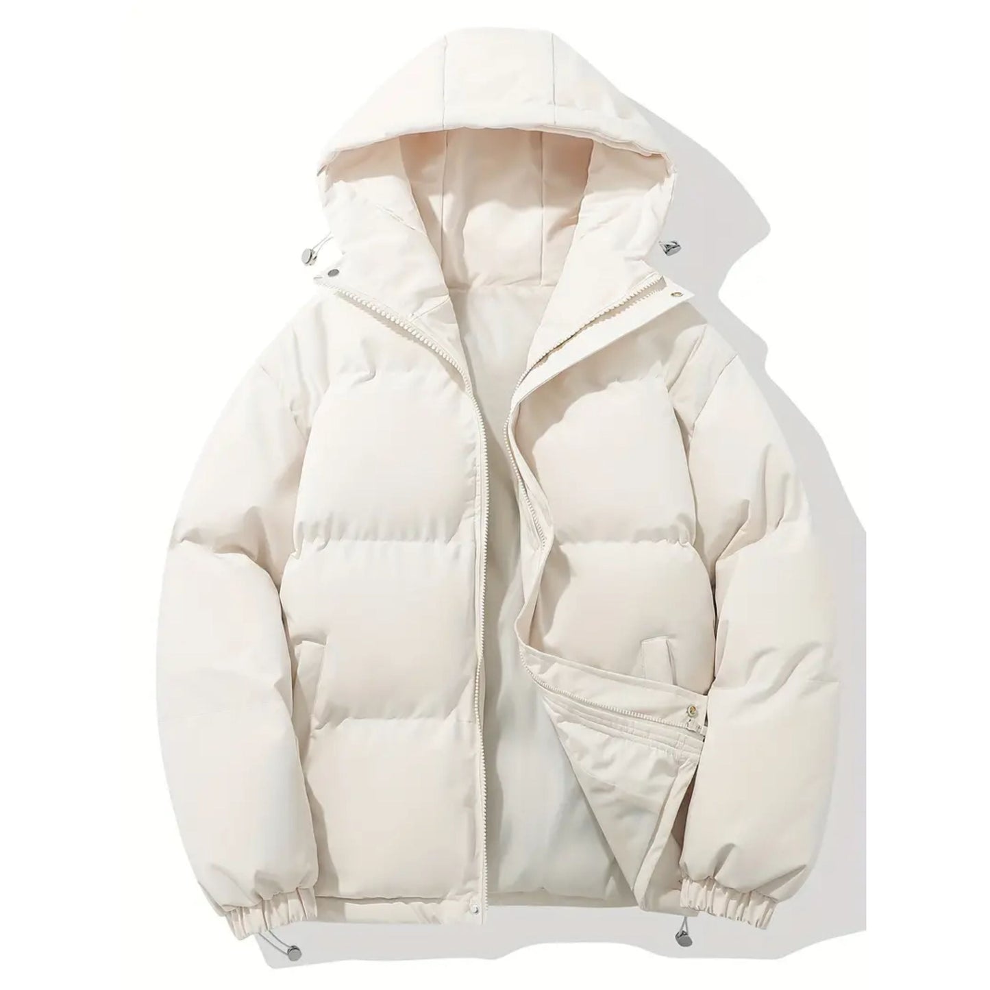 Men's Down Jacket Warm Insulated with Hood