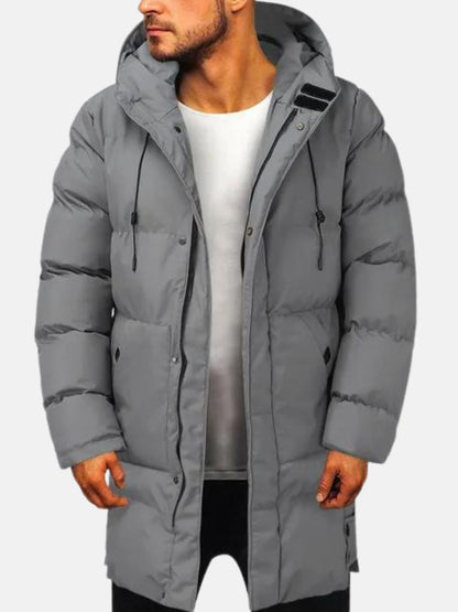 Men's Winter Parka Warm Hood Insulation