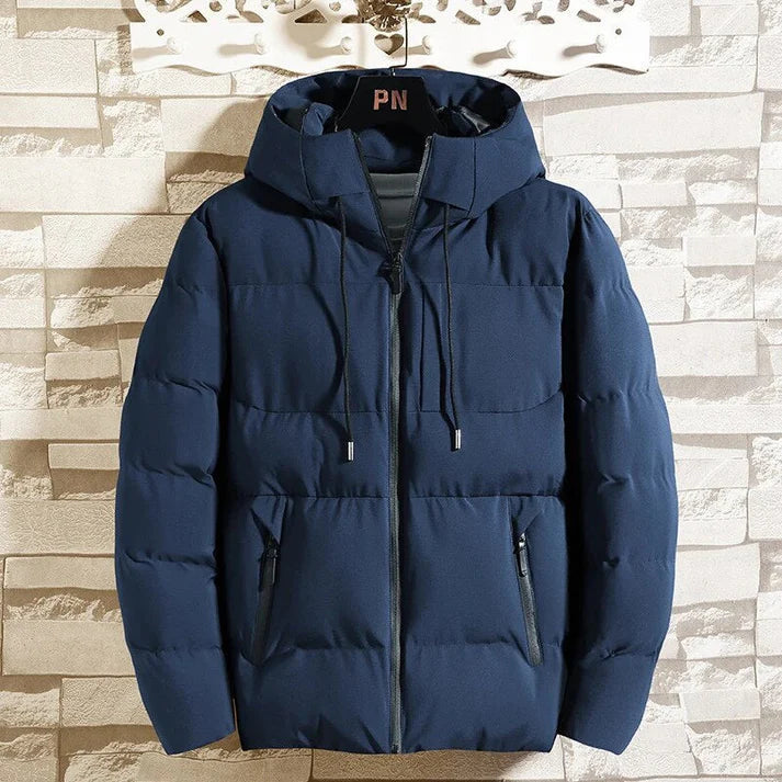 Herren Winterjacke Winddicht mit Kapuze - IdealeKleiden